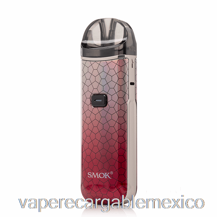 Vape Recargable Smok Nord Pro 25w Pod Kit Armadura Roja Plateada
